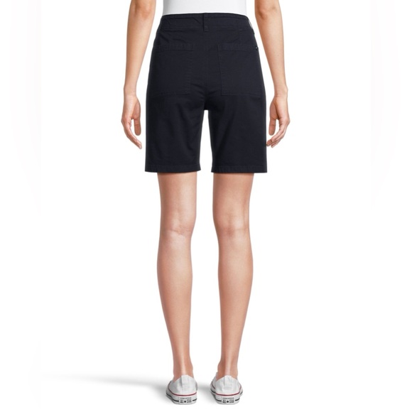 Denver Hayes Mid Rise Garment Wash navy Bermuda Shorts size medium - Picture 3 of 11